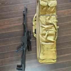 Carabine Citadel trackr cal 22 lr + lunette veoptik 4x32 + bipied m-lok et sac de transport.