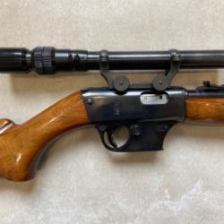 RARE - Carabine UNIQUE X51 22LR semi-automatique 3 coups catégorie C avec Lunette UNIQUE X3