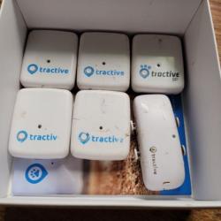 VENDS 6 COLLIERS DE REPERAGE TRACTIVE AVEC CHARGEUR 120E LES 6