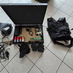 Lot airsoft avec accessoires - Parfait état