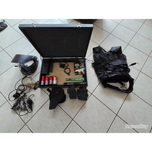 Lot airsoft avec accessoires - Parfait tat