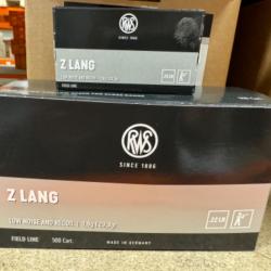 50 BALLES RWS Z LANG CAL 22LR