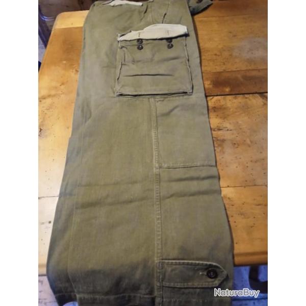 Pantalon TTA M 47 arme Franaise Indochine Algrie