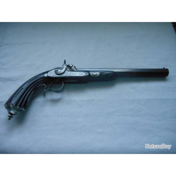 Pistolet de duel du second empire