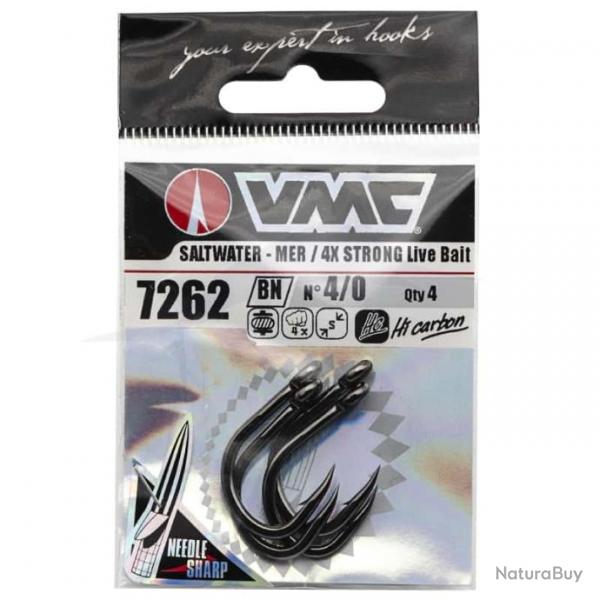 VMC 7262BN 4X Strong Live Bait 4/0