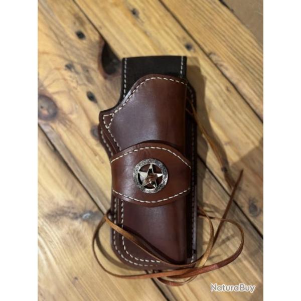 holster Western fabriqu en cuir