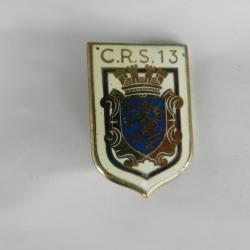 insigne de poitrine CRS n°13 Police Nationale