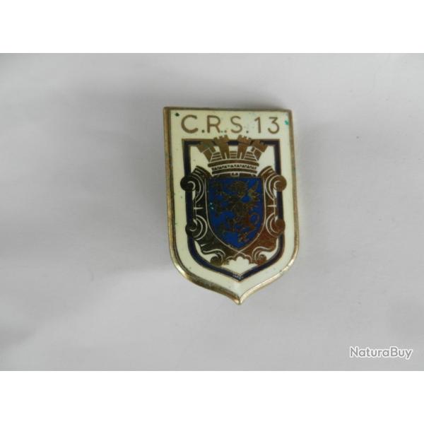 insigne de poitrine CRS n13 Police Nationale