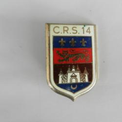 insigne de poitrine CRS n°14 Police Nationale