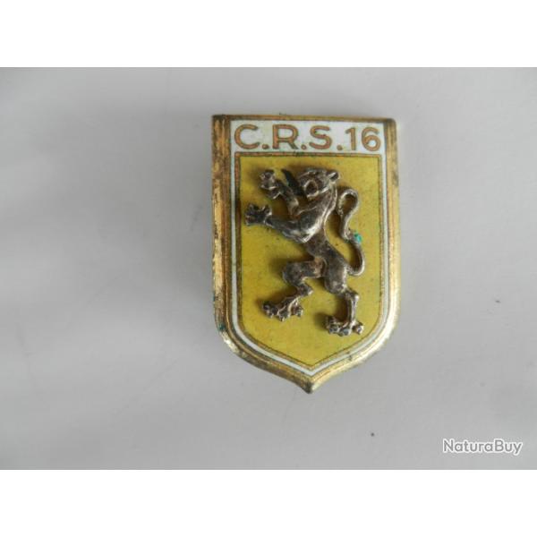 insigne de poitrine CRS n16 Police Nationale