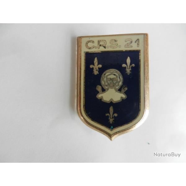 insigne de poitrine CRS n21 Police Nationale