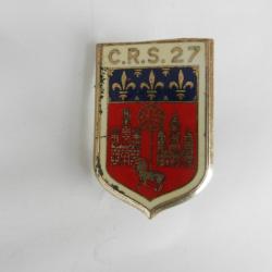 insigne de poitrine CRS n°27 Police Nationale