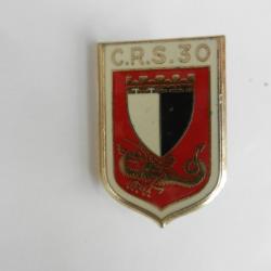 insigne de poitrine CRS n°30 Police Nationale