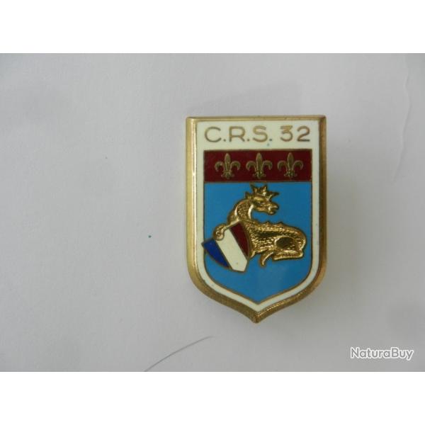 insigne de poitrine CRS n32 Police Nationale