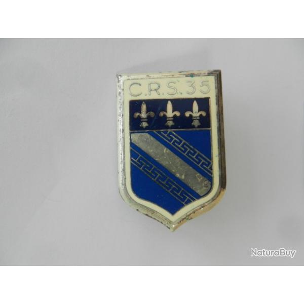 insigne de poitrine CRS n35 Police Nationale