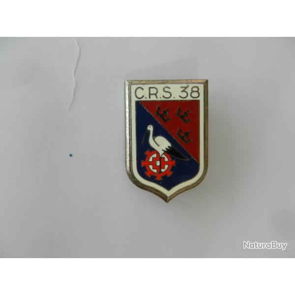 insigne de poitrine CRS n38 Police Nationale