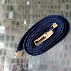 Ceinture tissu bleue marine état neuf