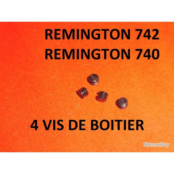 4 vis de dessus de boitier carabine REMINGTON 742 WOODMASTER - VENDU PAR JEPERCUTE (a7294)