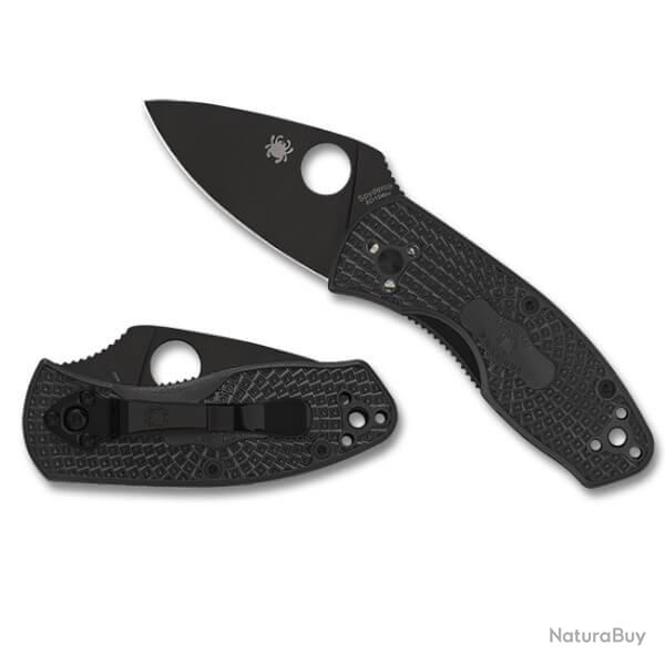 C148PBBK Couteau pliant Spyderco Ambitious tout noir