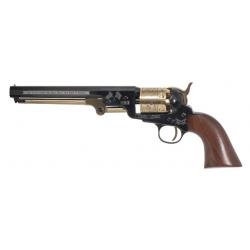 Réplique à poudre noire Pietta Colt Navy acier Gold GTS calibre 36