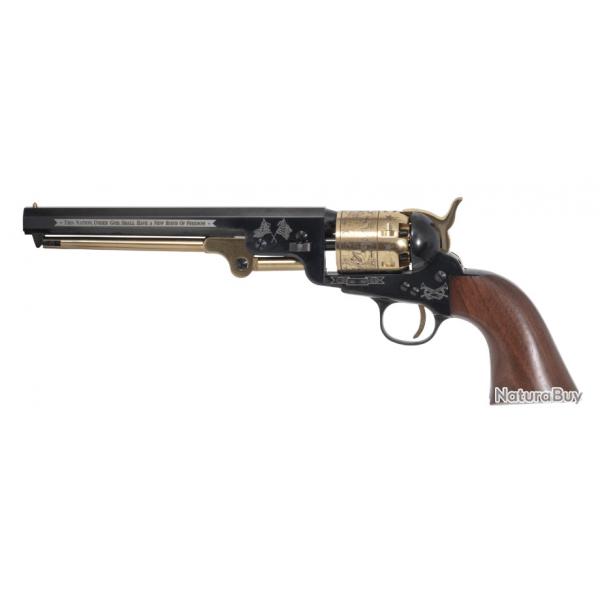 Rplique  poudre noire Pietta Colt Navy acier Gold GTS calibre 36