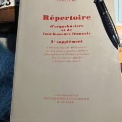 Répertoire d'arquebusiers et de fourbisseurs français