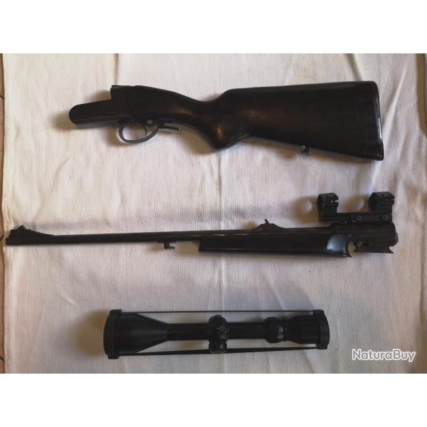 Carabine monocoup Kipplauf Baikal IZH-18MH - Cal. 222 rem. + Lunette Tasco WORLD  CLASS 3-9x50