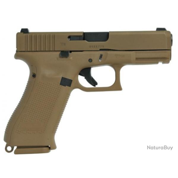 PISTOLET GLOCK 19X CROSSOVER COYOTE CAL.9X19 - CATEGORIE B