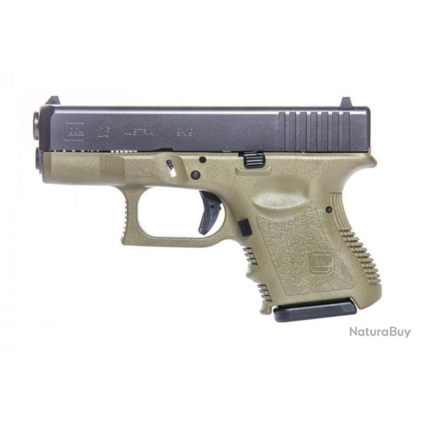 PISTOLET GLOCK 26 SUBCOMPACT GEN3 OD-GREEN CAL.9X19 - CATEGORIE B