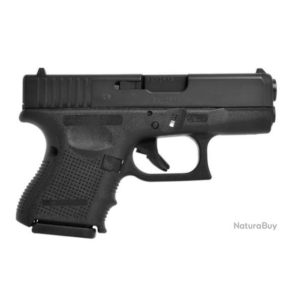 PISTOLET GLOCK 26 SUBCOMPACT GEN4 CAL.9X19 - CATEGORIE B