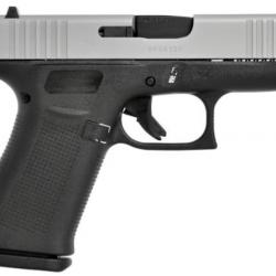 PISTOLET GLOCK 43 XSILVERSLIDE CAL.9X19 - CATEGORIE B