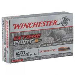 Munitions Winchester 270 Win Extrême Point 130 grains