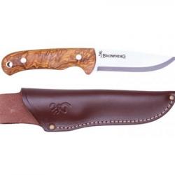 Couteau Browning  BJORN fixe manche en olivier