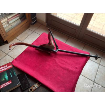 Trépied Photo Ancien Vintage - Pliable Avec étui - Hauteur 133 Cm