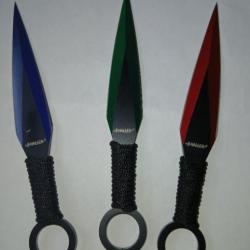 Lot de couteaux de lancer kunai