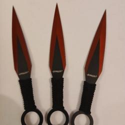 Lot de couteaux de lancer kunai