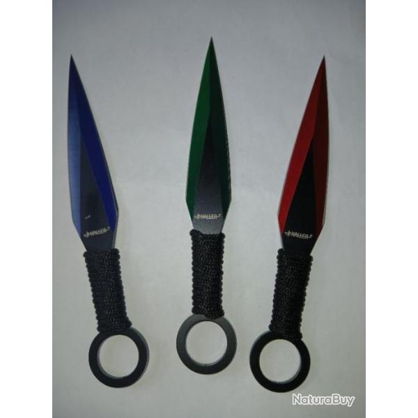 Lot de couteaux de lancer kunai