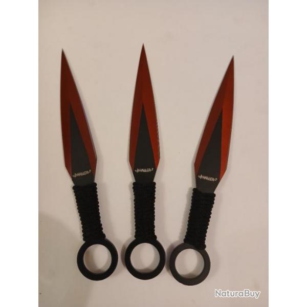 Lot de couteaux de lancer kunai