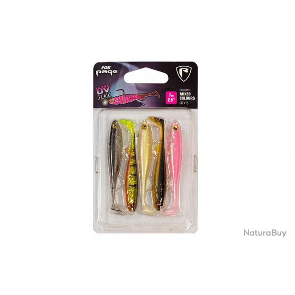 Leurre Souple Fox Rage Zander Pro 7.5Cm Uv Mixed Colour Pack X 5Pcs