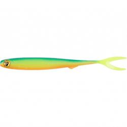 Leurre Souple Fox Rage Ultra Uv Slick Finesse Uv Blue Back Chartreuse - 9Cm/3.5"