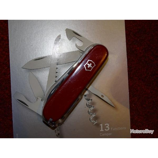 Couteau Victorinox camper neuf 13 fonctions