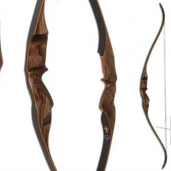 Arc recurve chasse Buck Trail Elite Meridian 62 pouces LH 40 lbs 62" Marron