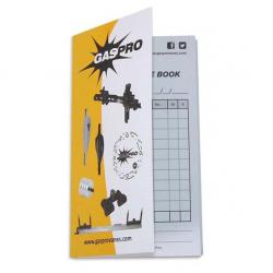 Carnet de scores Gas Pro indoor (en anglais)