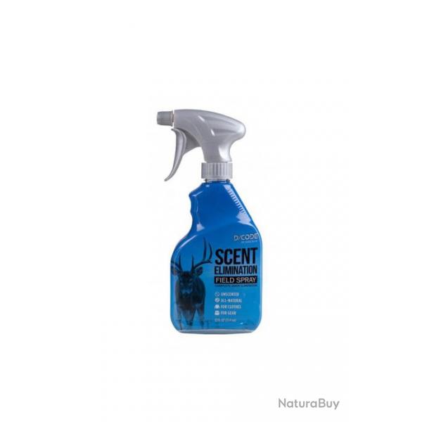 Destructeur d'odeur non parfum en spray Code Blue 12 oz