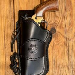 Holster en cuir pour gaucher