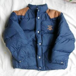 ANCIENNE DOUDOUNE" NAF NAF " BLEUE VINTAGE ANNÉES 90 TAILLE M MANCHES DÉTACHABLES ET CAPUCHE