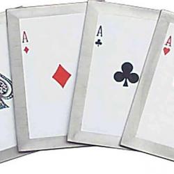 Set de cartes à lancer - Les 4 As