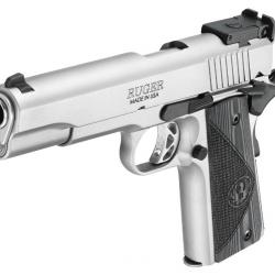 DESTOCKAGE - NEUF - RUGER - PISTOLET - CAT B - 45 ACP - SR 1911 - TARGET BOMAR STAINLESS - 34202158