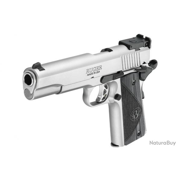 DESTOCKAGE - NEUF - RUGER - PISTOLET - CAT B - 45 ACP - SR 1911 - TARGET BOMAR STAINLESS - 34202158