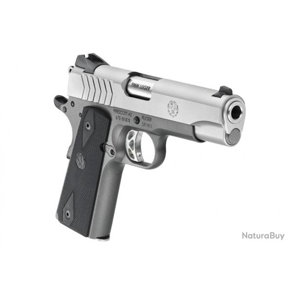 DESTOCKAGE - NEUF - RUGER - PISTOLET - CAT B - 9MM - SR 1911 - LWGT COMMANDER - 4.25" - 34202150